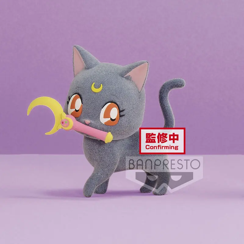 Sailor Moon Eternal Fluffy Puffy Mini Figur Luna Ver. A 7 cm Produktfoto