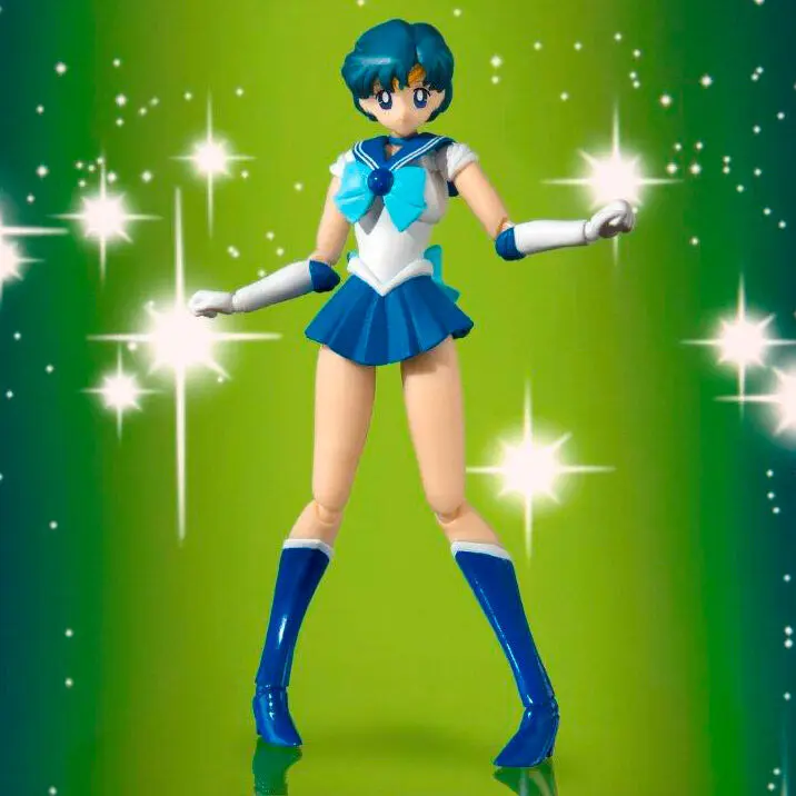 Sailor Moon S.H. Figuarts Actionfigur Sailor Mercury Animation Color Edition 14 cm Produktfoto