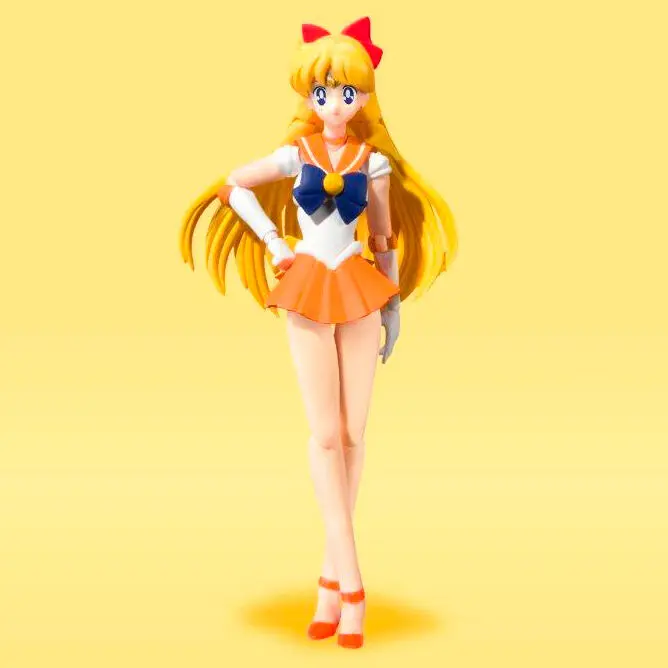 Sailor Moon S.H. Figuarts Actionfigur Sailor Venus Animation Color Edition 14 cm Produktfoto