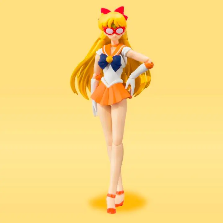 Sailor Moon S.H. Figuarts Actionfigur Sailor Venus Animation Color Edition 14 cm Produktfoto