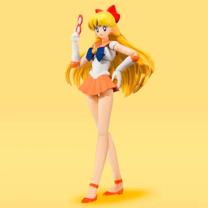 Sailor Moon S.H. Figuarts Actionfigur Sailor Venus Animation Color Edition 14 cm Produktfoto