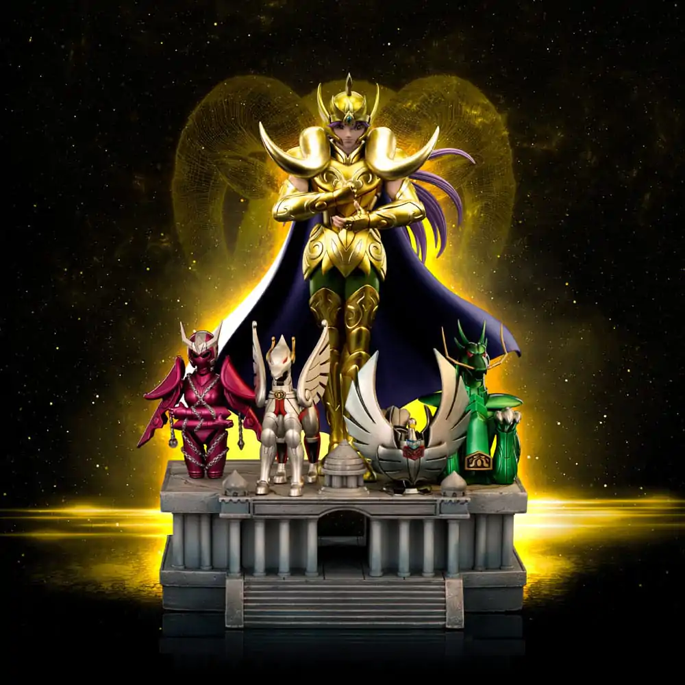 Saint Seiya Art Scale Statue 1/10 Aries Mu Deluxe 27 cm Produktfoto
