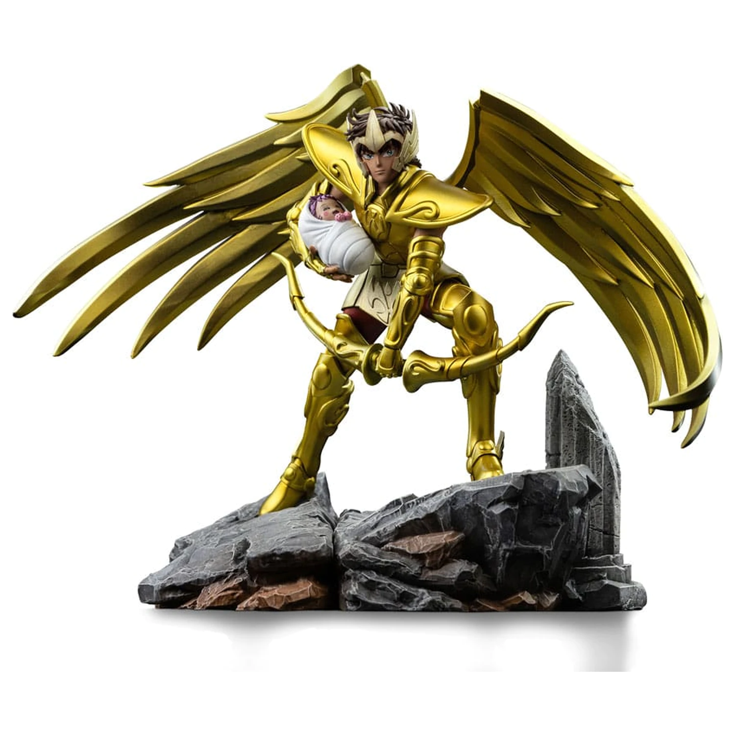 Saint Seiya Art Scale Statue 1/10 Sagittarius Aiolos 21 Zentimeter Produktfoto