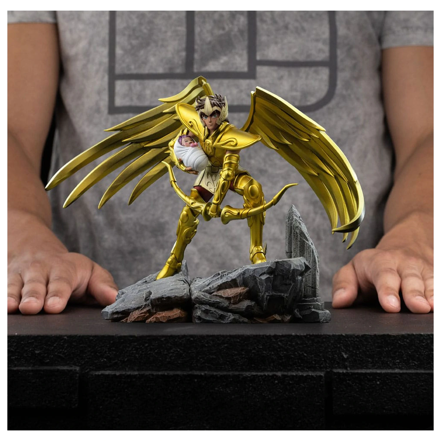 Saint Seiya Art Scale Statue 1/10 Sagittarius Aiolos 21 Zentimeter Produktfoto