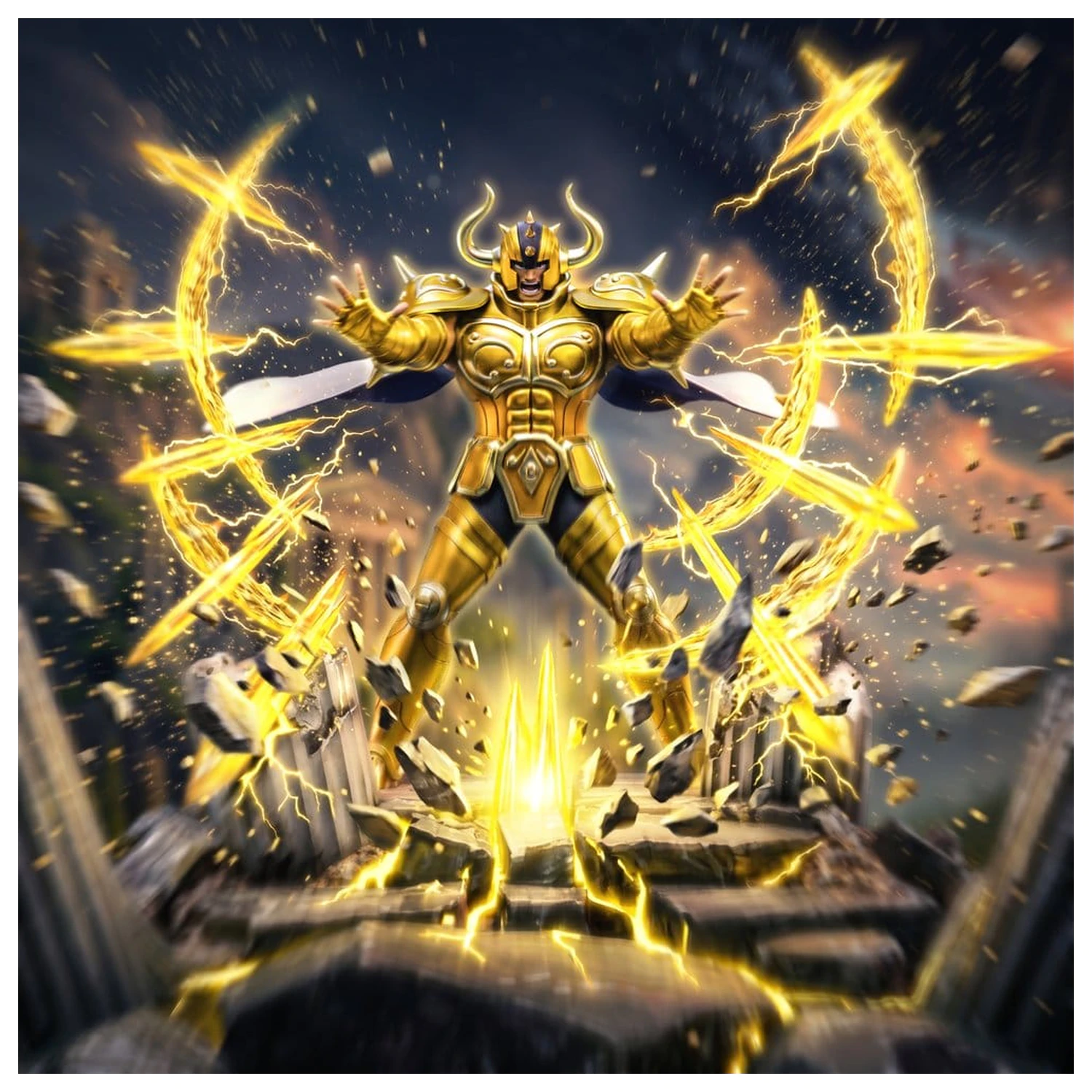 Saint Seiya Art Scale Statue 1/10 Taurus Aldebaran 30 cm Produktfoto