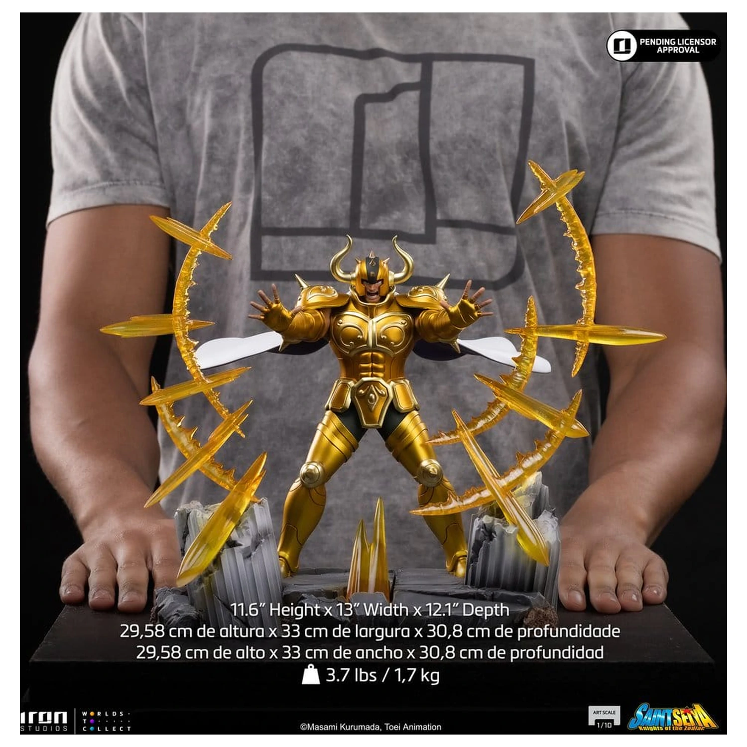 Saint Seiya Art Scale Statue 1/10 Taurus Aldebaran 30 cm Produktfoto