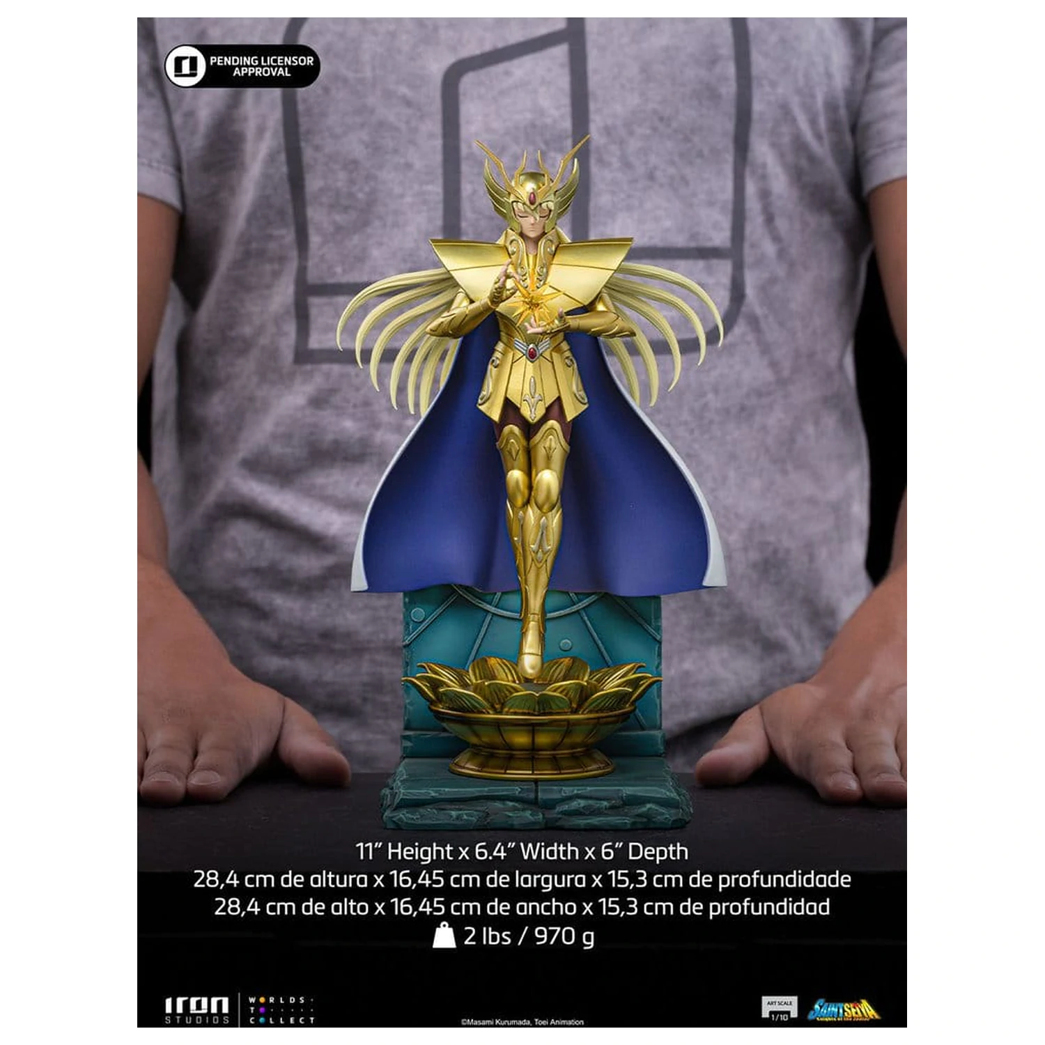 Saint Seiya Art Scale Statue 1/10 Virgo Shaka 28 cm Produktfoto