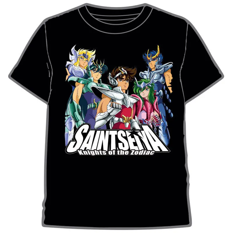 Saint Seiya Characters Erwachsenen T-Shirt Produktfoto