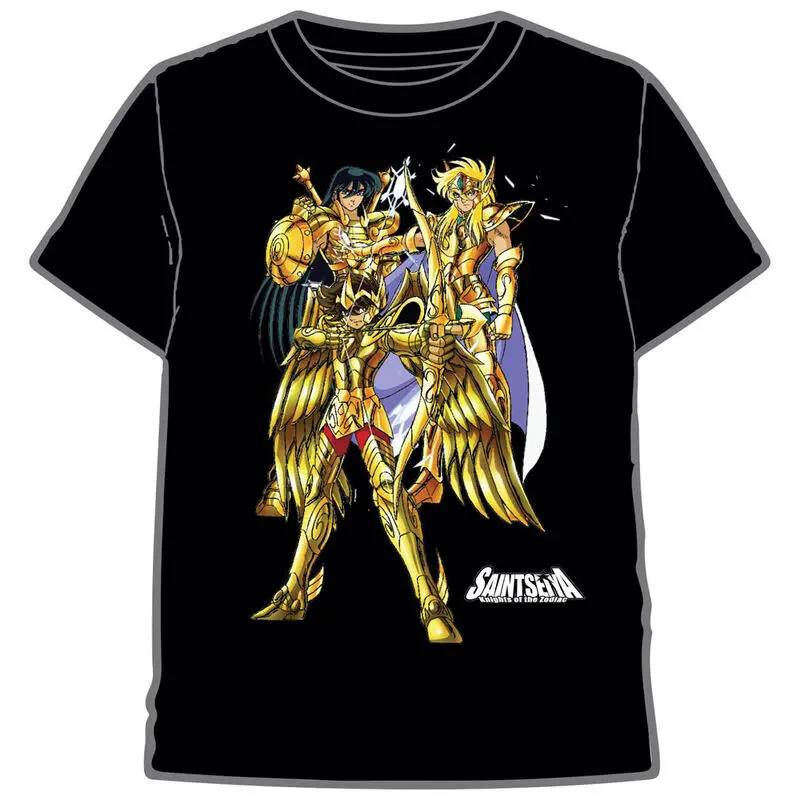 Saint Seiya Gold Adult T-Shirt Produktfoto
