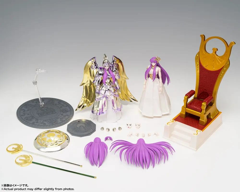 Saint Seiya Saint Cloth Myth Ex Actionfiguren Goddess Athena &amp; Saori Kido 16 cm Produktfoto