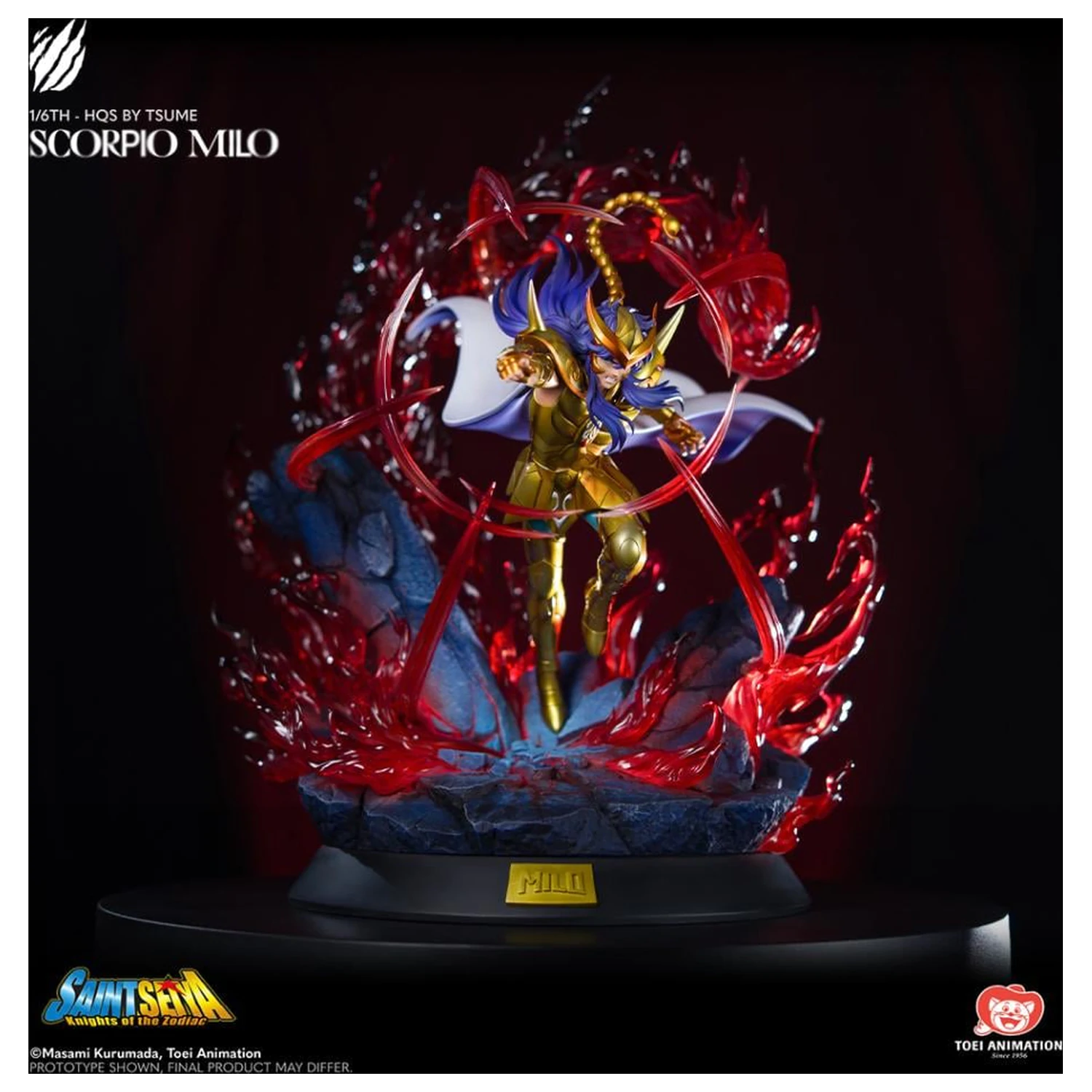 Saint Seiya Scorpio Milo Statue HQS 1/6 By Tsume 62 Zentimeter Produktfoto