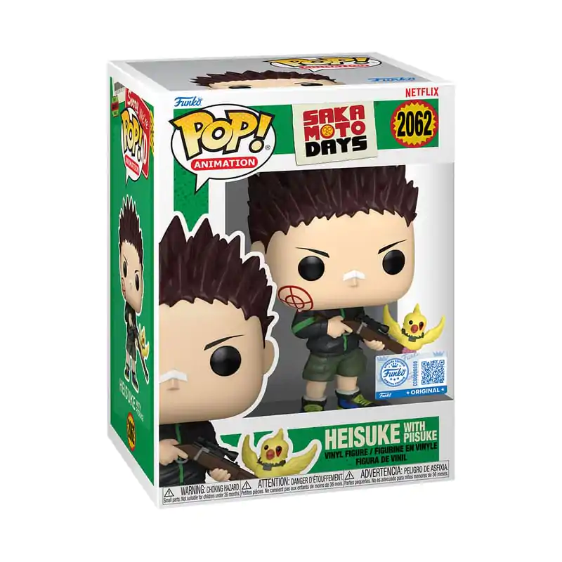 Sakamoto Days Funko POP! Animation Vinyl Figur Heisuke & Piisuke Exclusive Edition 9 cm Produktfoto