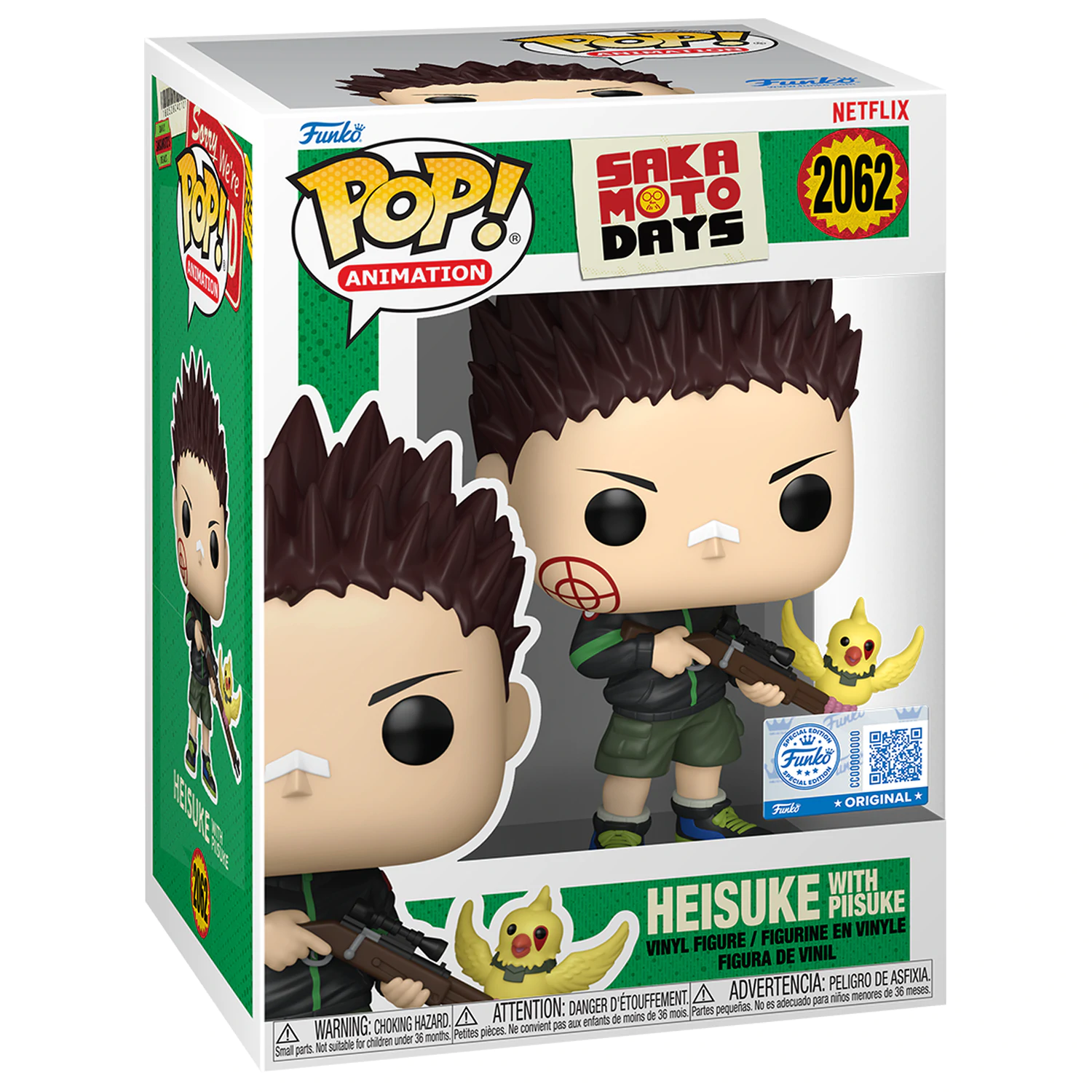 Sakamoto Days Funko POP! Animation Vinyl Figur Heisuke & Piisuke Exclusive Edition 9 cm Produktfoto