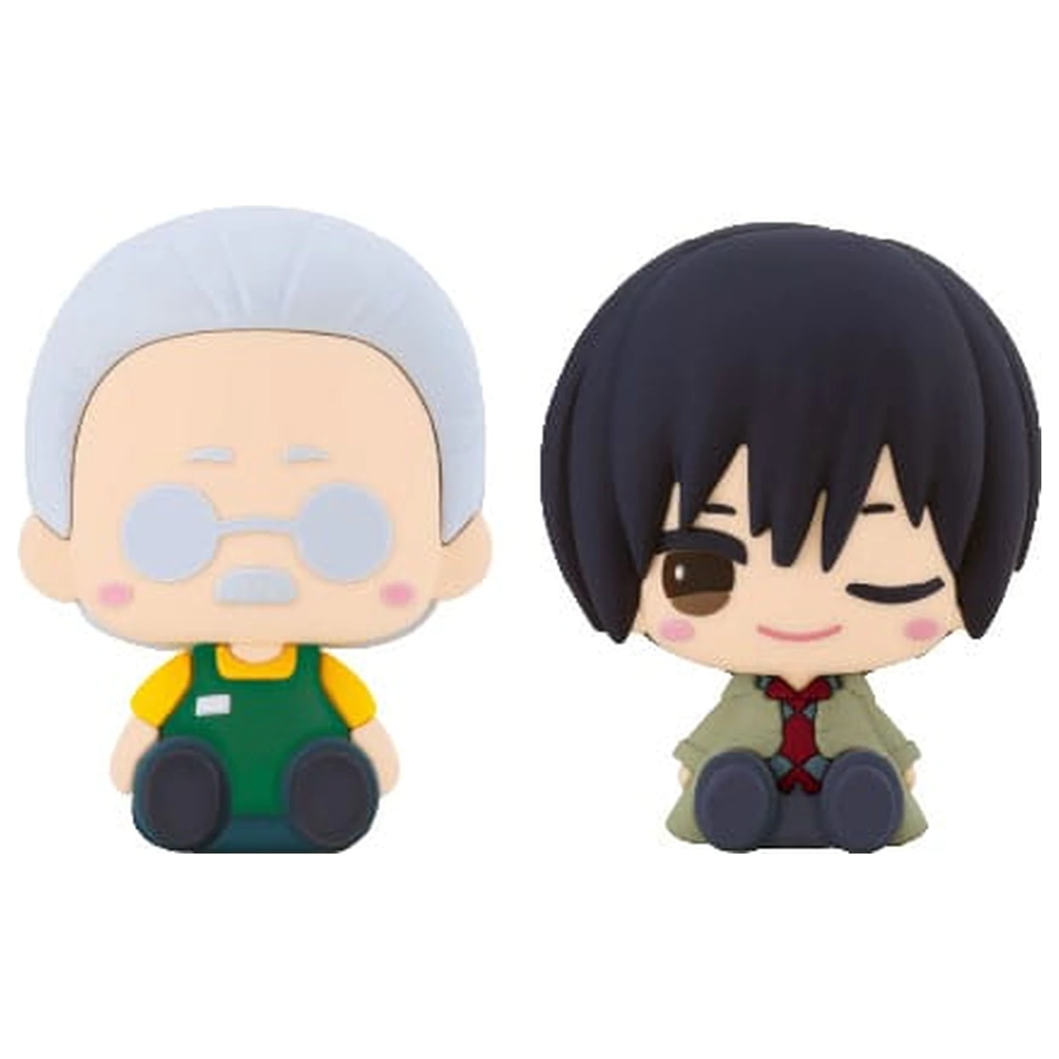 Sakamoto Days Pote Raba Gummi-Maskottchen PVC Mini-Figur Sakamoto Taro & Nagumo 8 cm Produktfoto