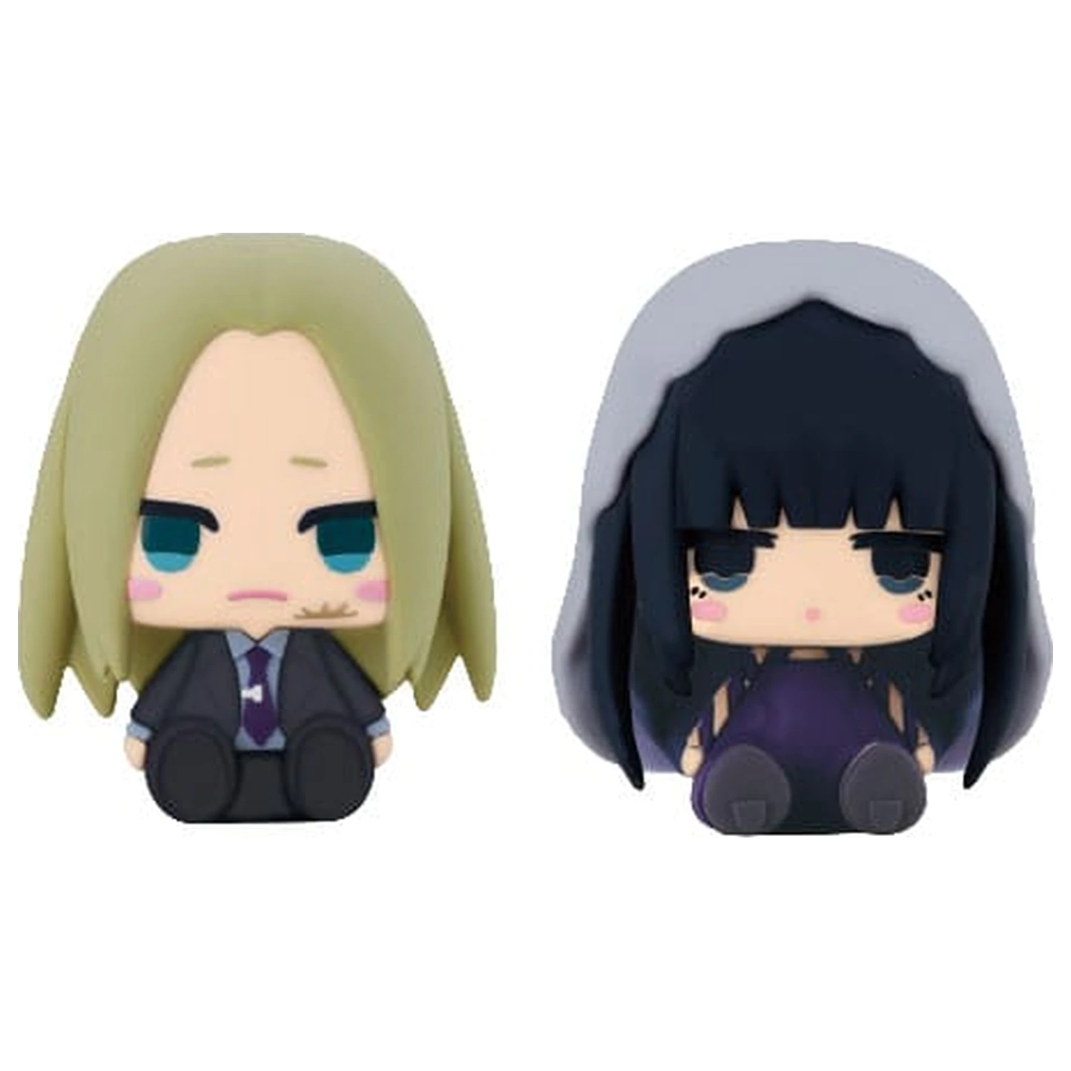 Sakamoto Days Pote Raba Gummi Maskottchen PVC Mini Figur Shishiba & Osaragi 8 cm Produktfoto