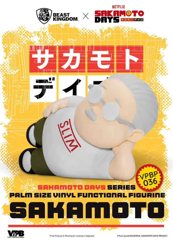 Sakamoto Days Schweinchen Vinyl Bank Taro Sakamoto 14 cm Produktfoto