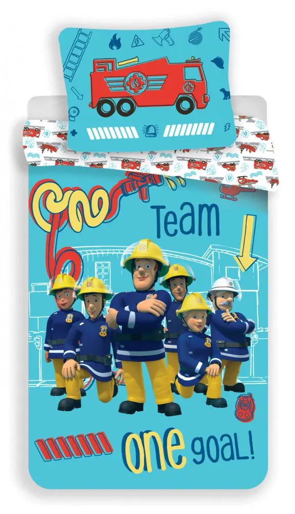 Fireman Sam Bettbezug Set 140x200cm, 70x90cm Produktfoto