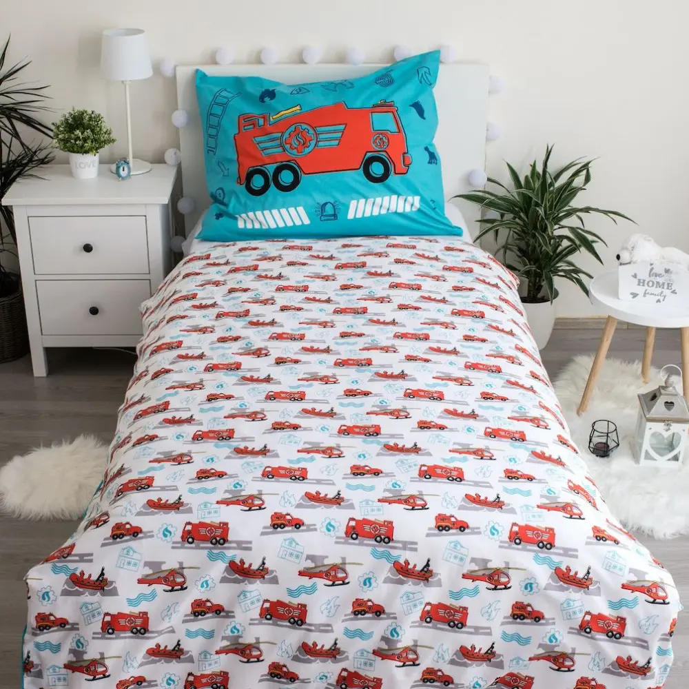 Fireman Sam Bettbezug Set 140x200cm, 70x90cm Produktfoto