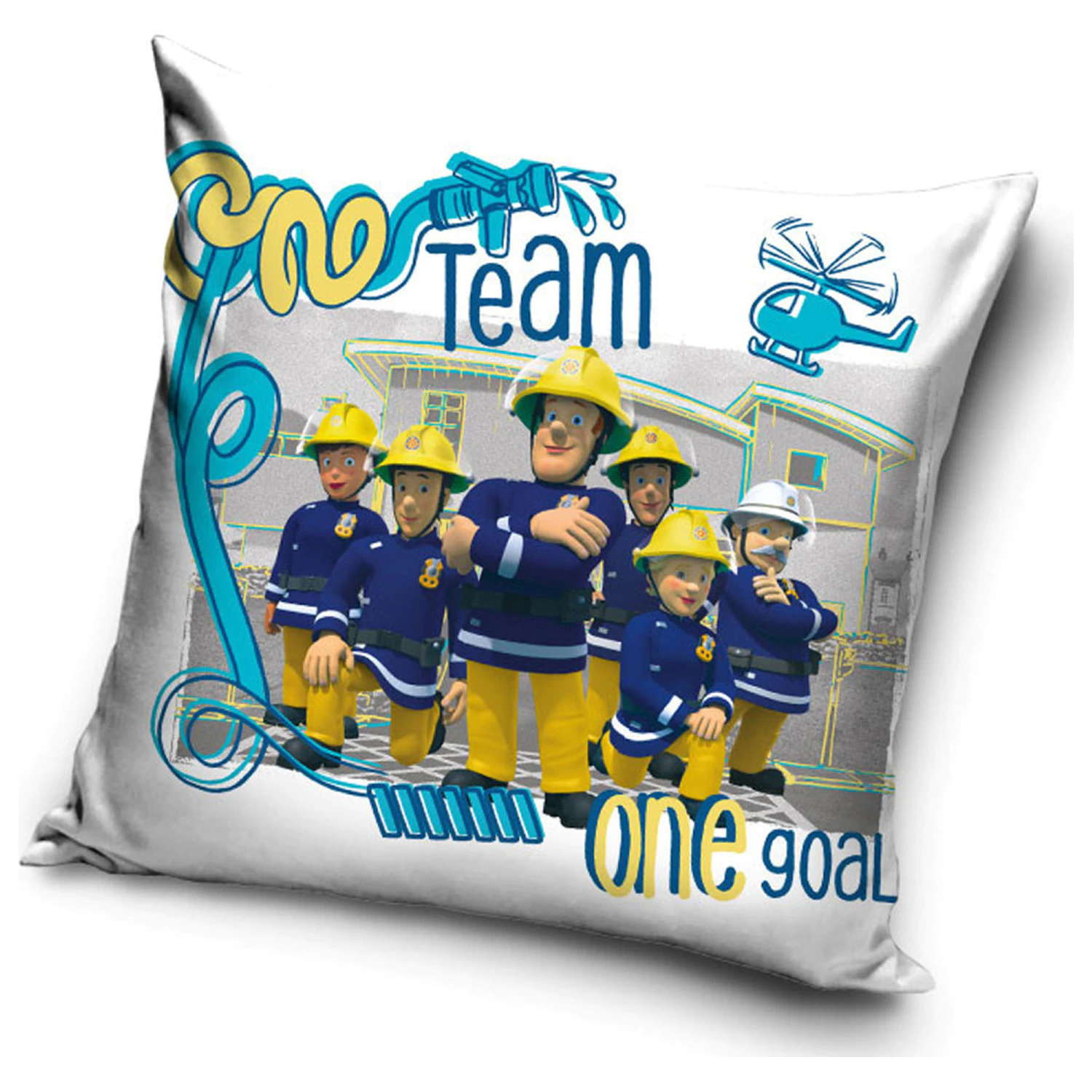 Fireman Sam One Goal Kissenbezug Produktfoto