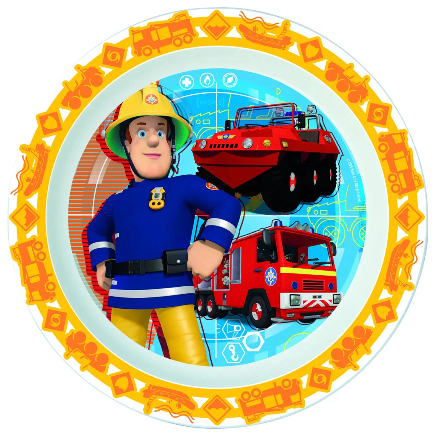 Fireman Sam Rescue Mission Mikro-Platte 22 cm Produktfoto