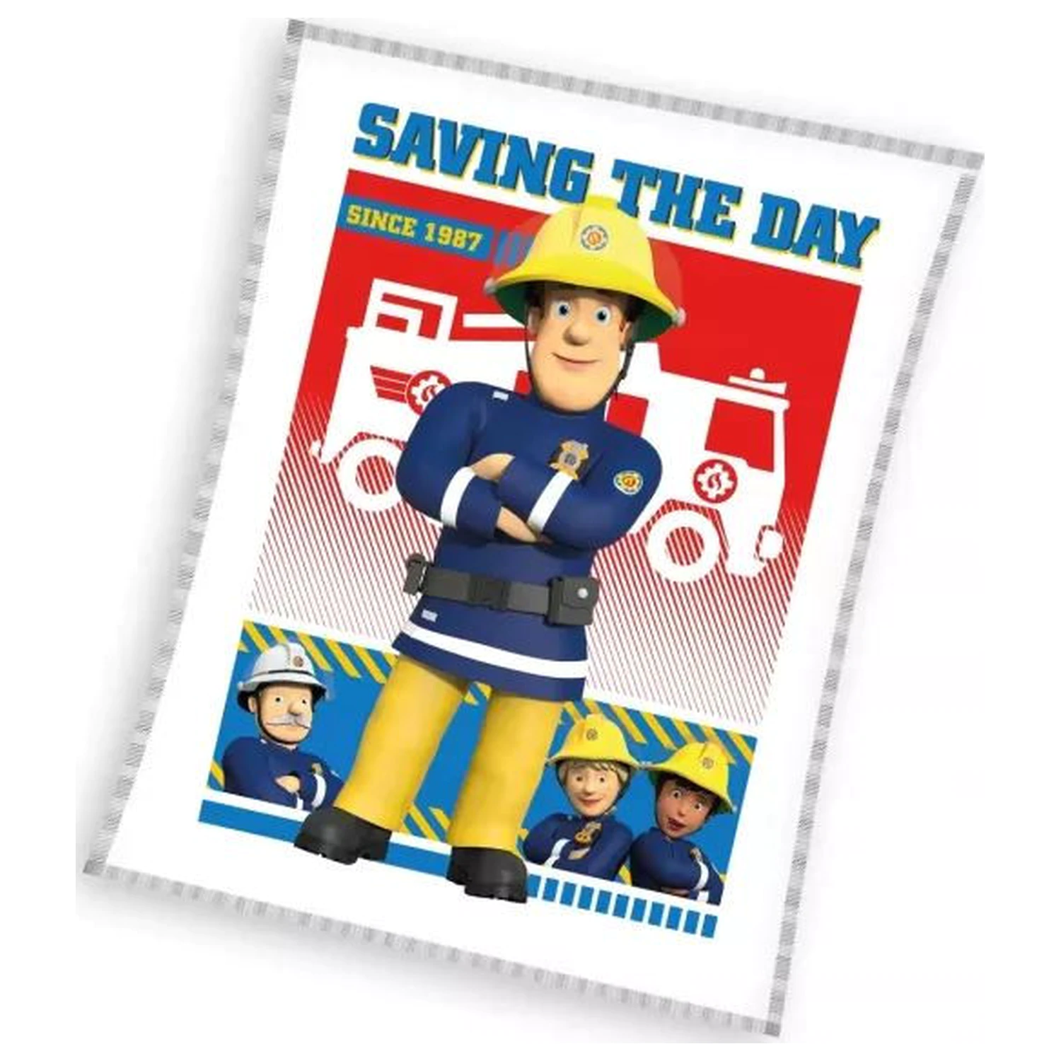 Fireman Sam Saving The Day Fleece Decke 130x170cm Produktfoto