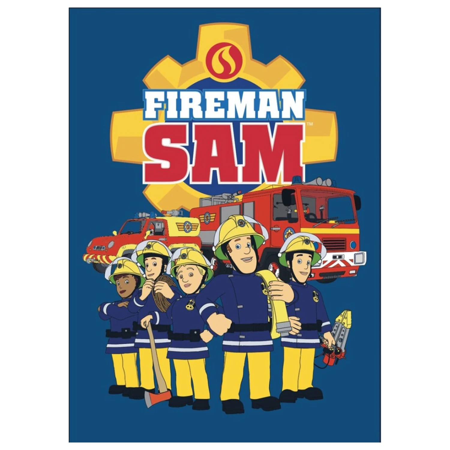 Fireman Sam Team Fleece Decke 100x140 cm Produktfoto