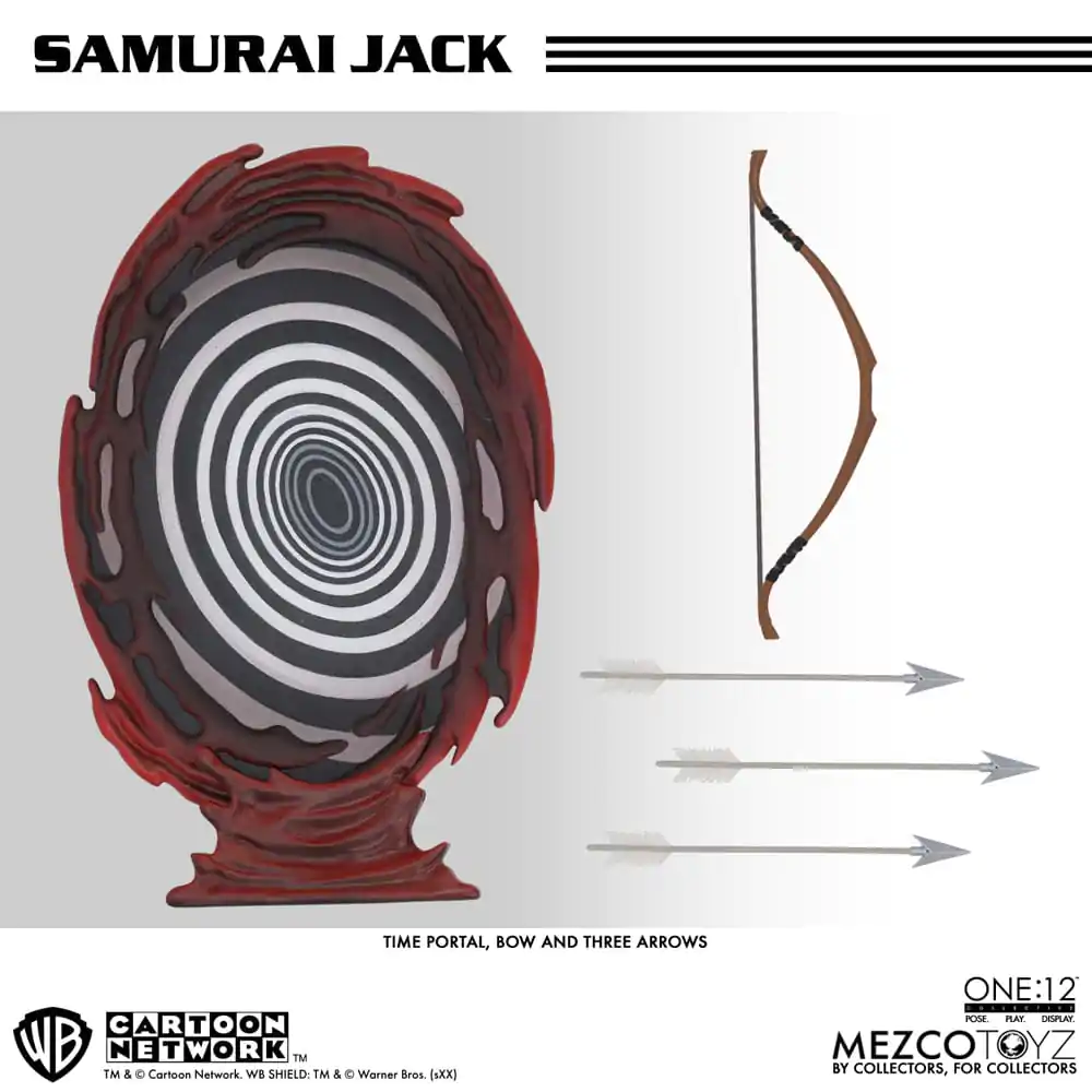 Samurai Jack Actionfigur 1/12 Samurai Jack 17 cm Produktfoto