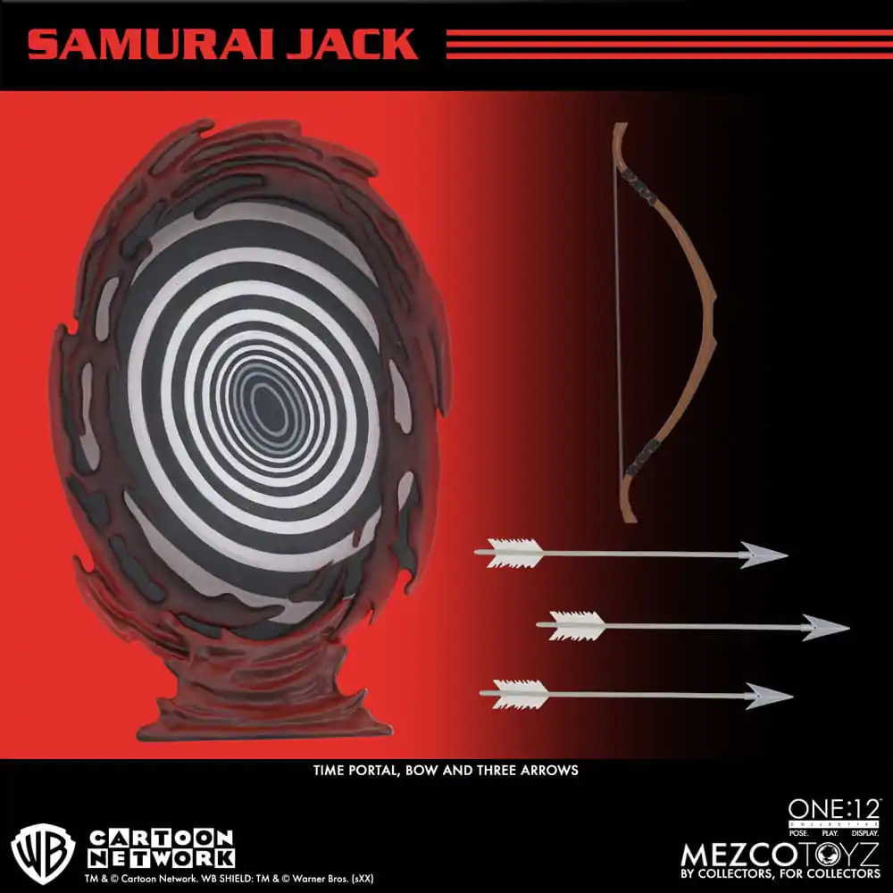 Samurai Jack Actionfigur 1/12 Samurai Jack 17 cm Produktfoto