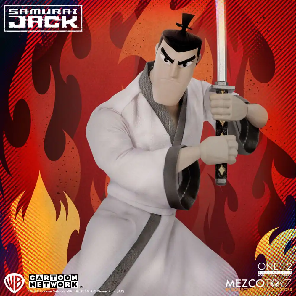 Samurai Jack Actionfigur 1/12 Samurai Jack 17 cm Produktfoto