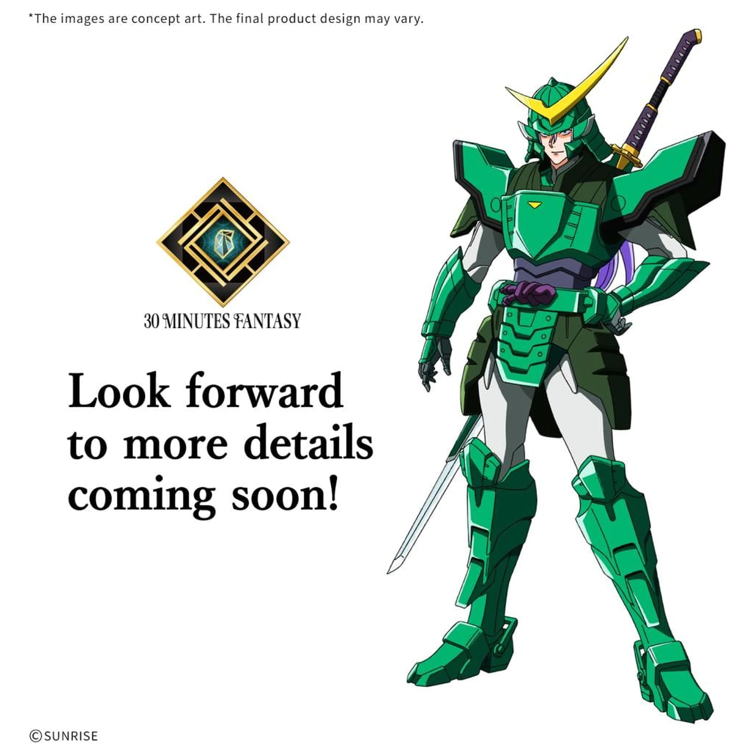 Samurai Trooper - 30MF Yoroi-Shinden Samurai Troopers Leichter Modellbausatz Produktfoto