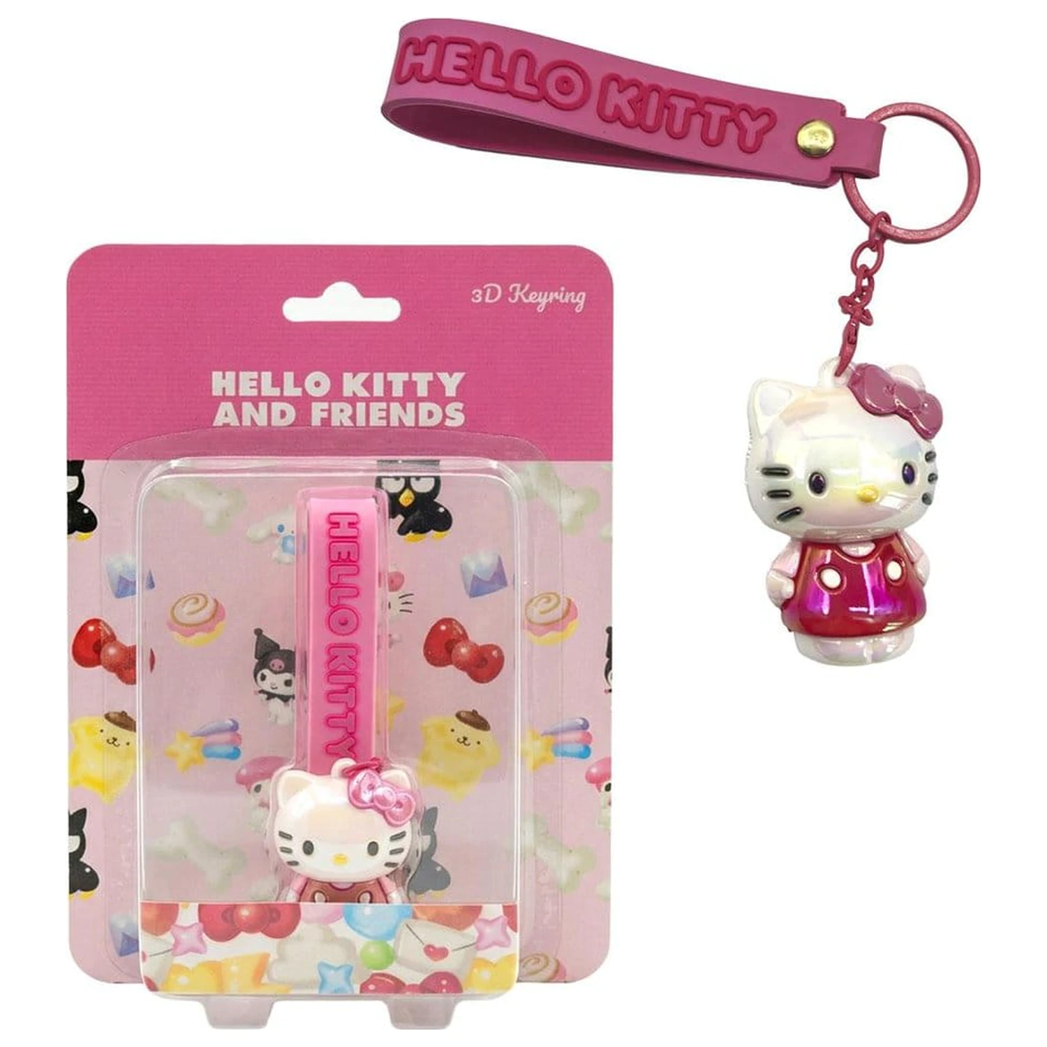 Sanrio 3D Schlüsselanhänger Hello Kitty Produktfoto