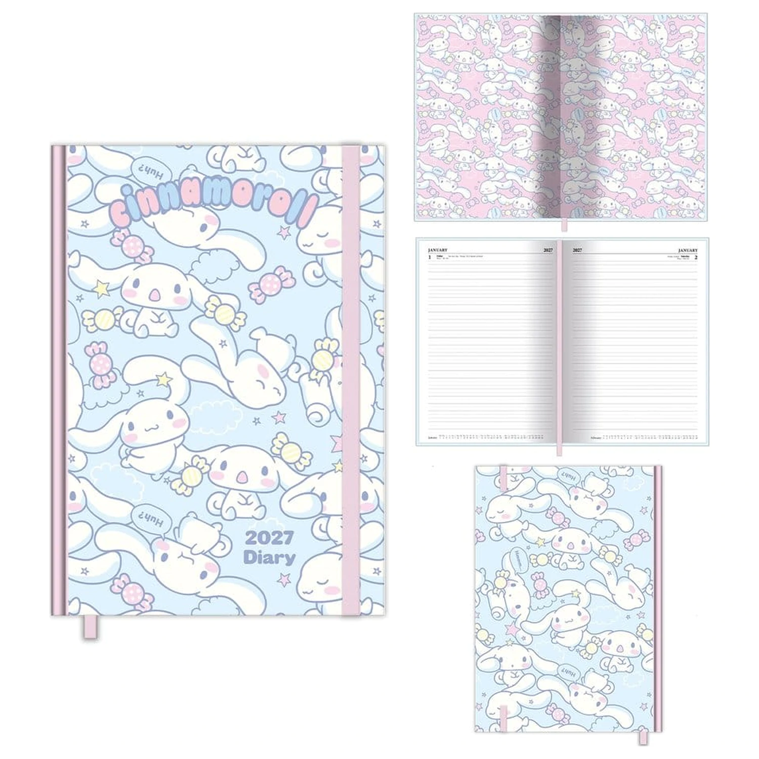 Sanrio A5 DTP Tagebuch 2027 Cinnamoroll Produktfoto