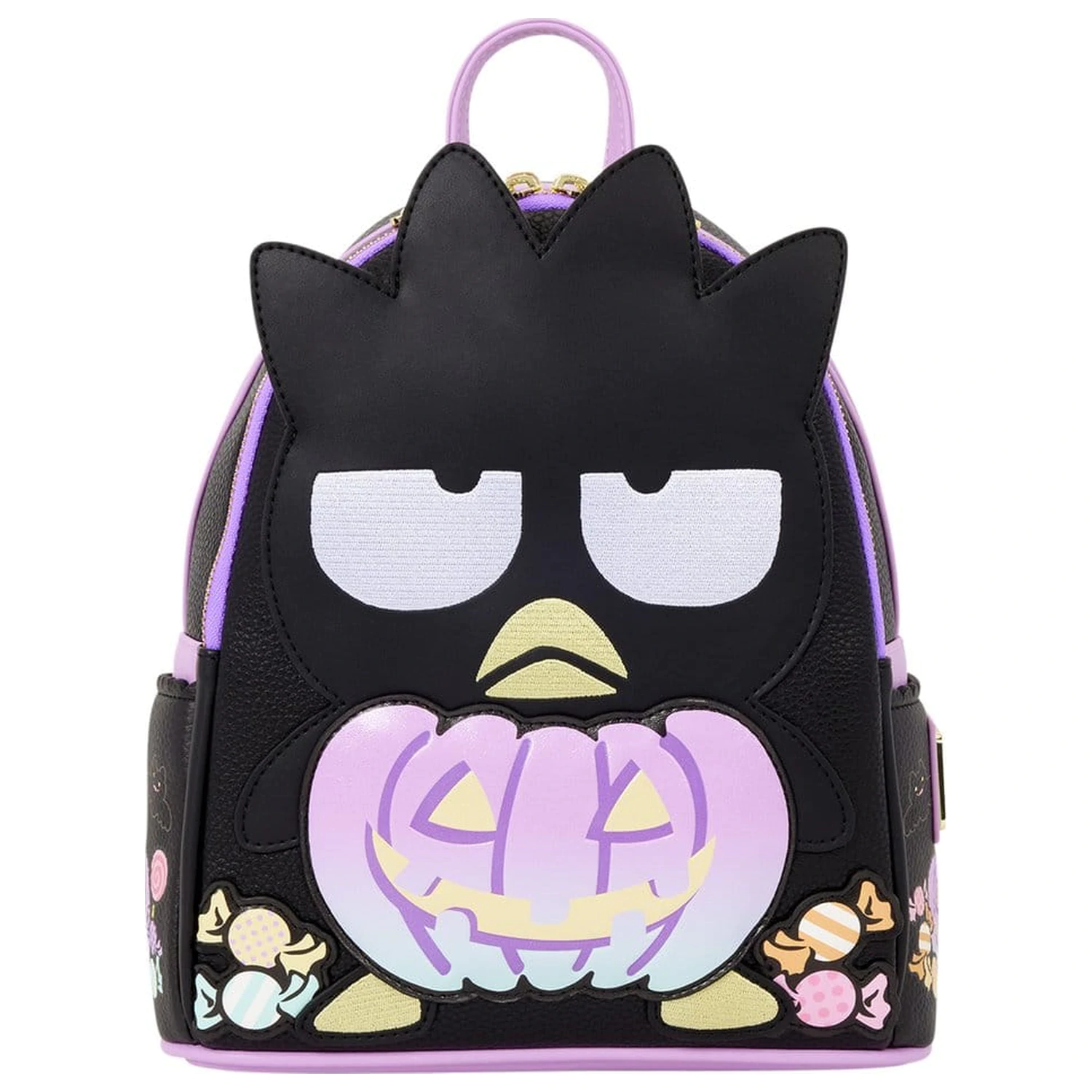 Sanrio by Loungefly Mini Rucksack Badtz-Maru Kürbis Produktfoto