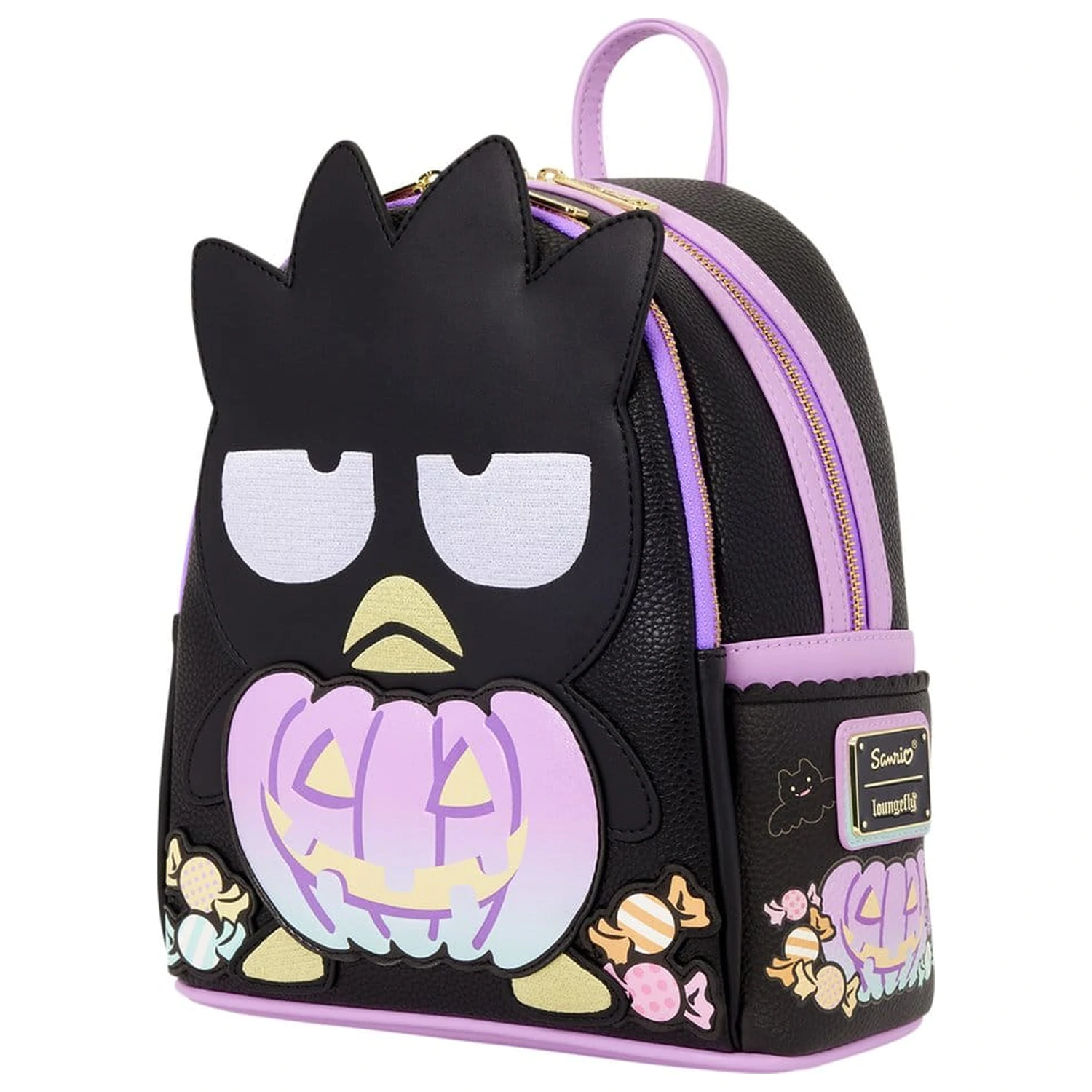 Sanrio by Loungefly Mini Rucksack Badtz-Maru Kürbis Produktfoto