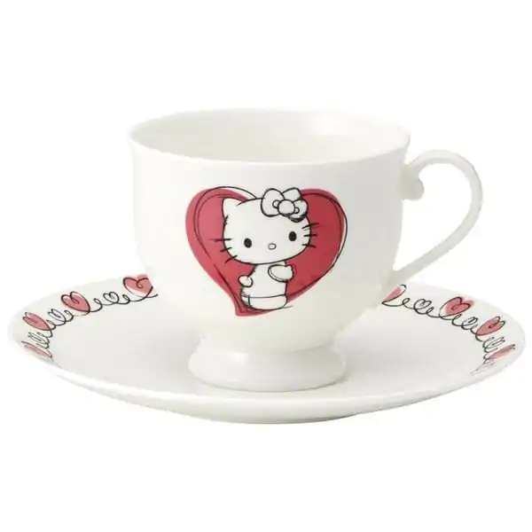 Sanrio Bone China Tasse & Teller Set Hello Kitty Produktfoto