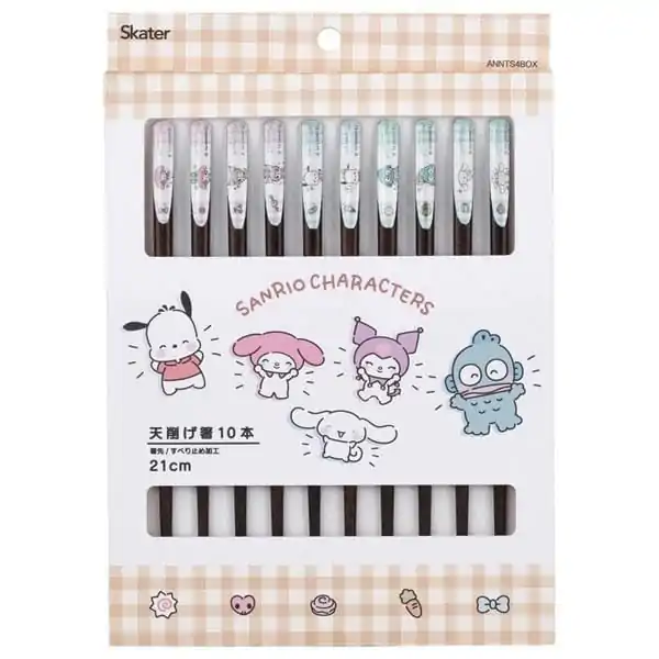 Sanrio Essstäbchen 10er-Pack Characters Produktfoto
