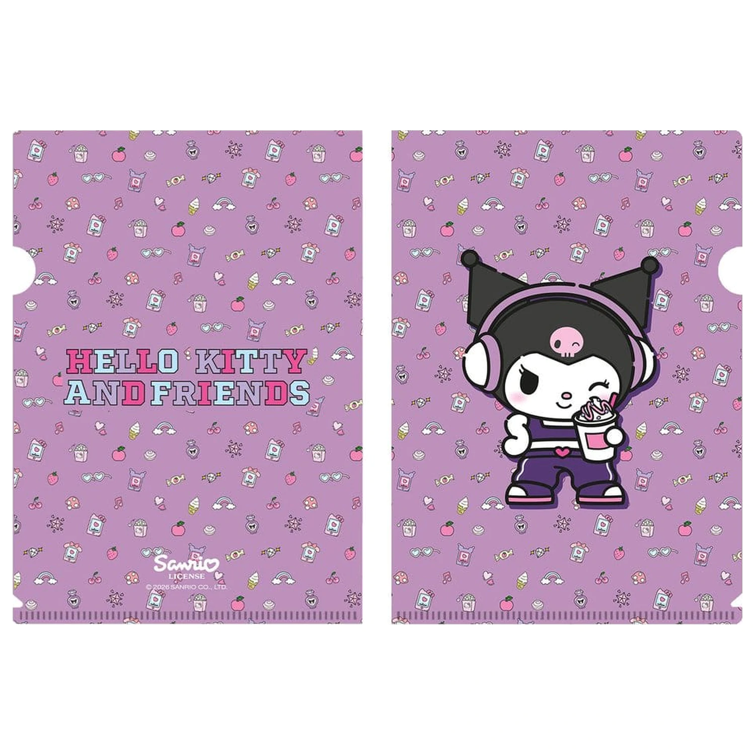 Sanrio Clearfile Kuromi POP 02 Produktfoto