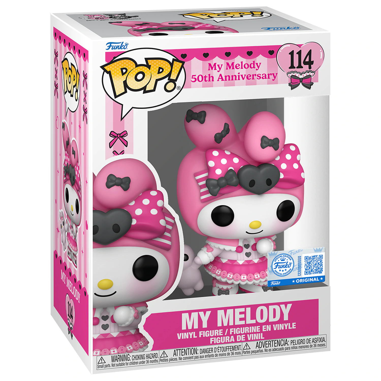 Sanrio Funko POP! Animation Vinyl Figur My Melody- My Melody (SPC) 9 cm Produktfoto