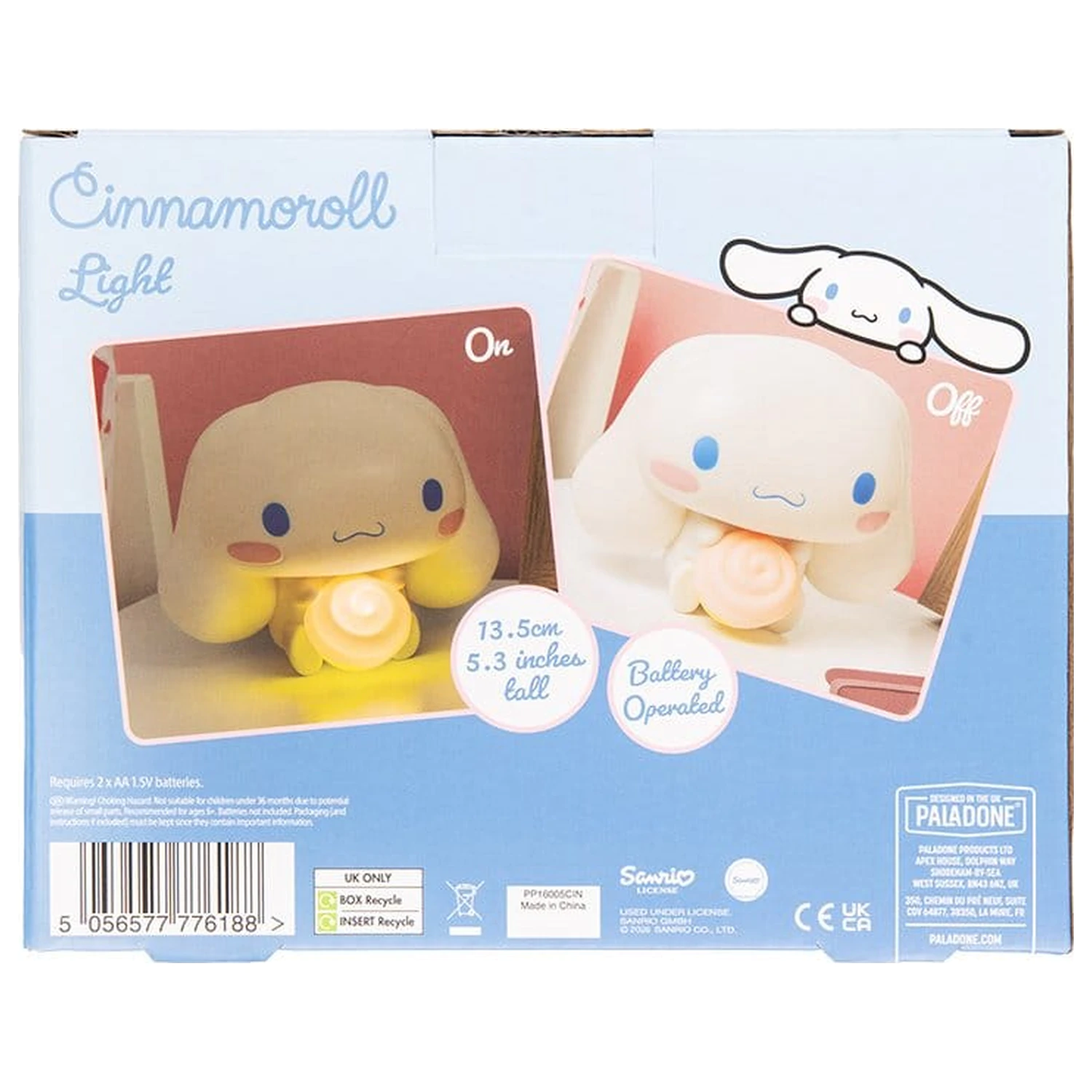 Sanrio GloBuddies Licht Cinnamoroll 14 cm Produktfoto