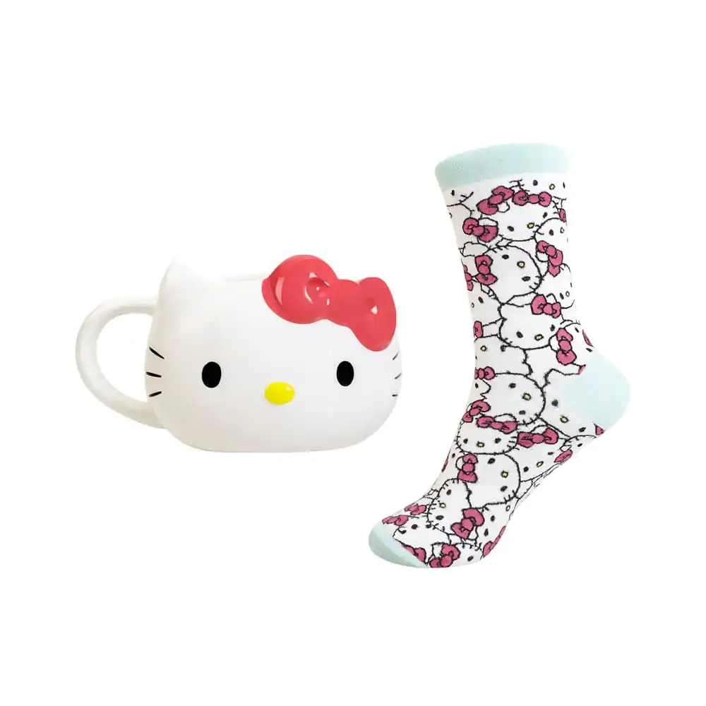 Sanrio 3D Becher & Socken Set Hello Kitty Produktfoto