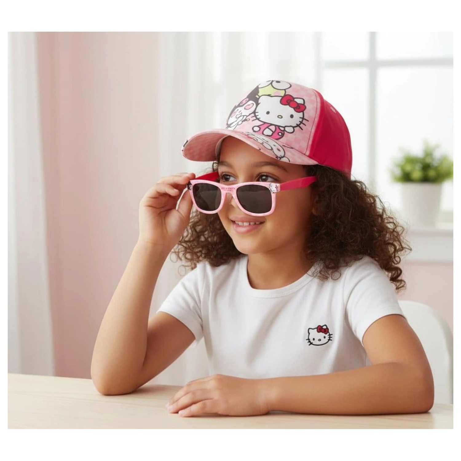 Sanrio Mütze & Sonnenbrillen Set Hello Kitty B 53 cm Produktfoto