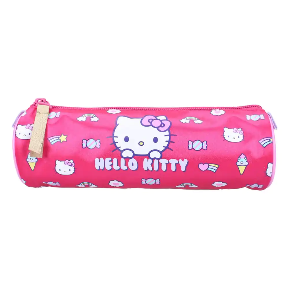 Sanrio Federmäppchen Hello Kitty Follow The Rainbow Round Produktfoto