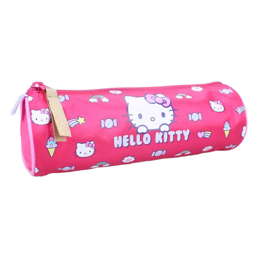 Sanrio Federmäppchen Hello Kitty Follow The Rainbow Round Produktfoto