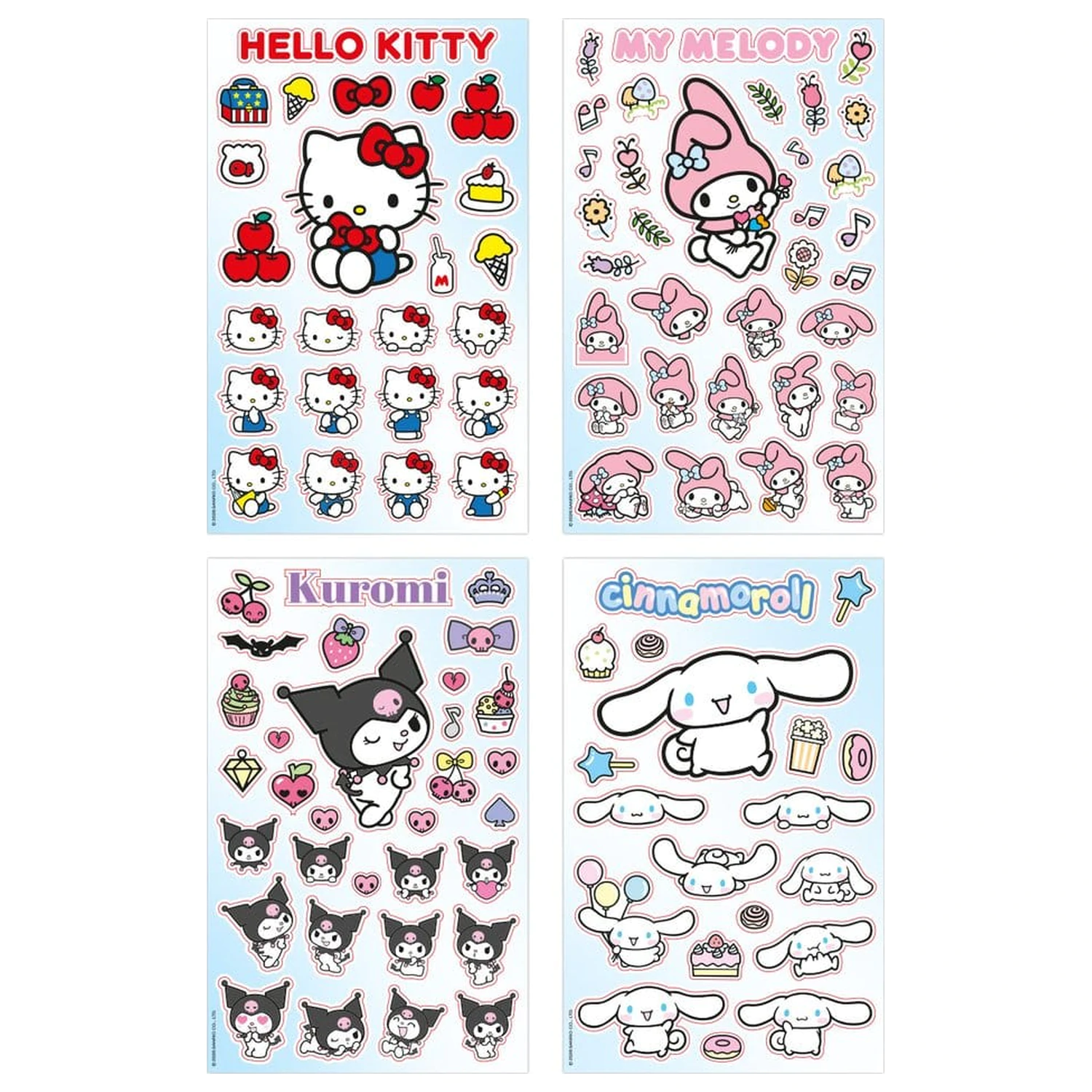 Sanrio Sticker-Pack Hello Kitty & Friends 04 Basic Produktfoto