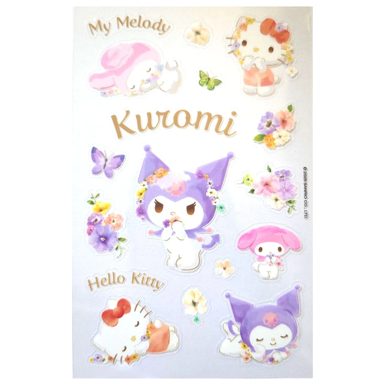 Sanrio Sticker Pack Hello Kitty & Friends Pastel Vivid Produktfoto
