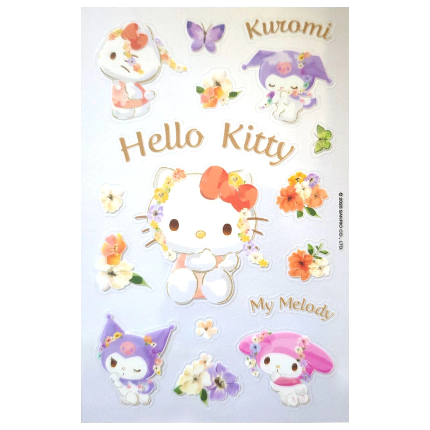 Sanrio Sticker Pack Hello Kitty & Friends Pastel Vivid Produktfoto