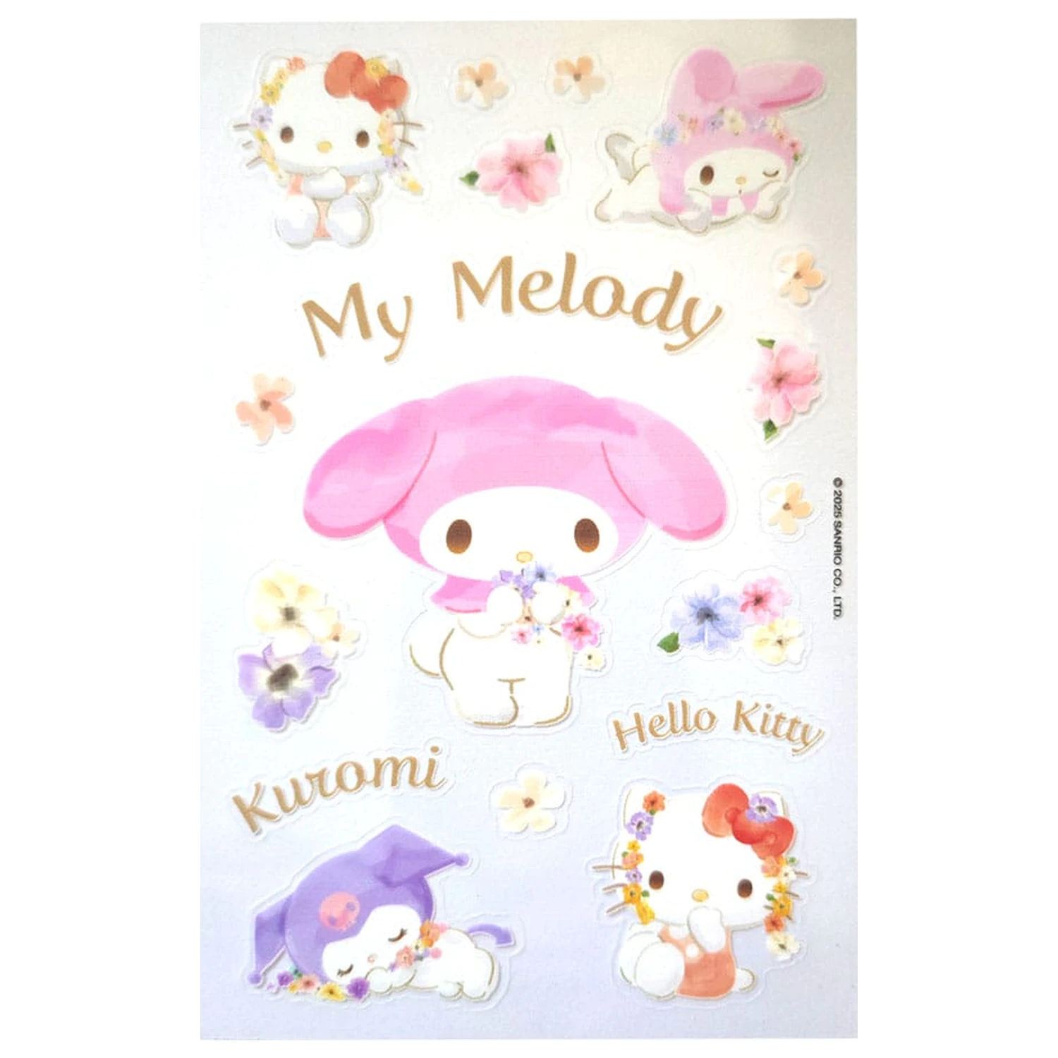 Sanrio Sticker Pack Hello Kitty & Friends Pastel Vivid Produktfoto