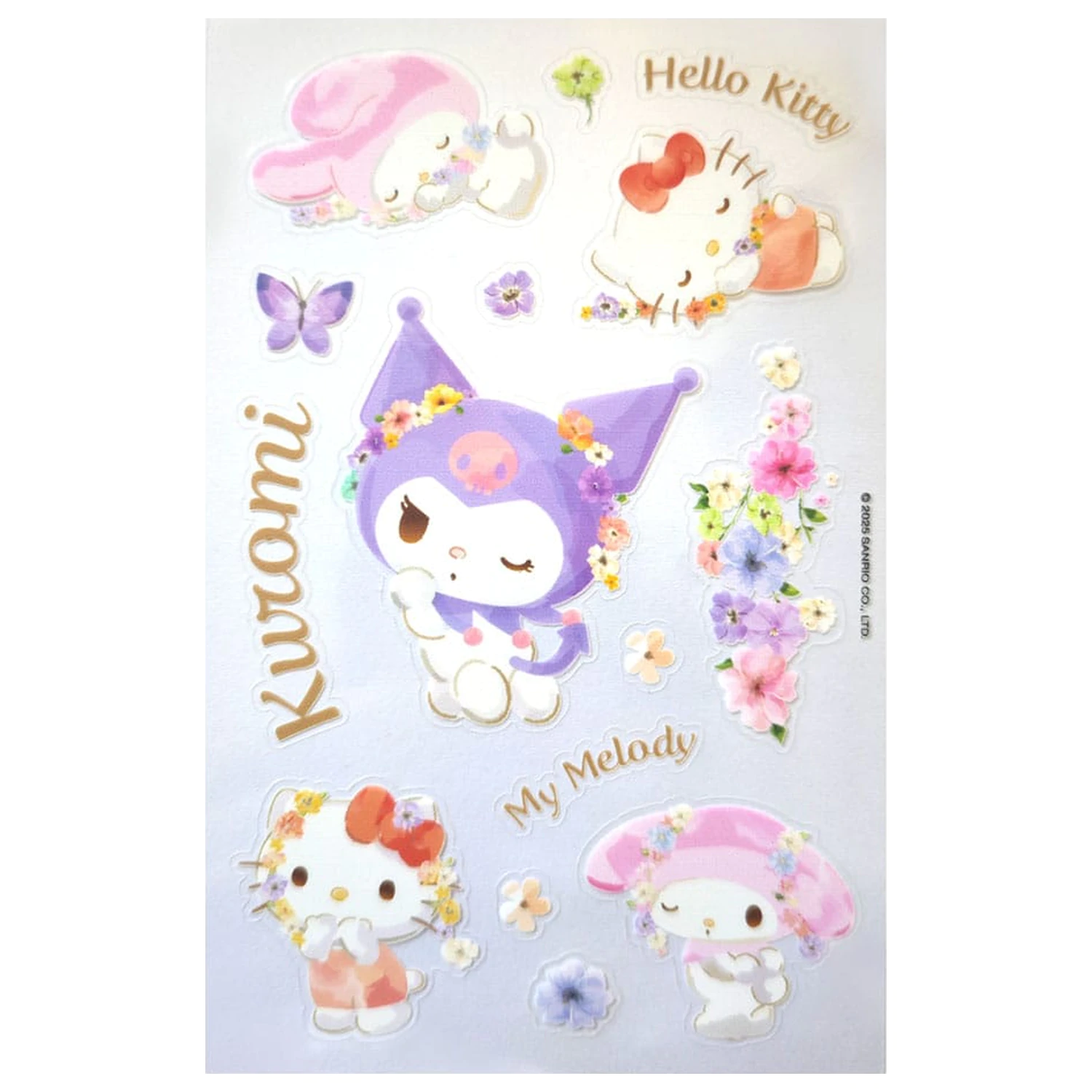 Sanrio Sticker Pack Hello Kitty & Friends Pastel Vivid Produktfoto