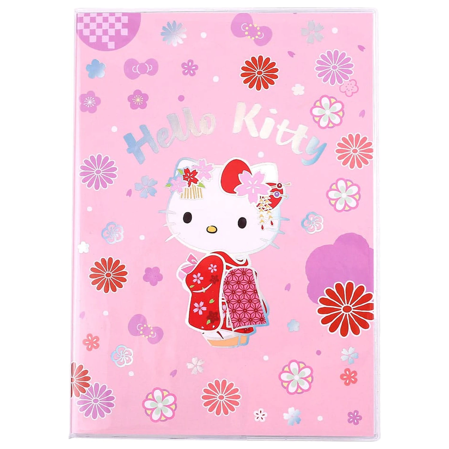 Sanrio Notizbuch Hello Kitty Kimono Holographic Kariert Produktfoto