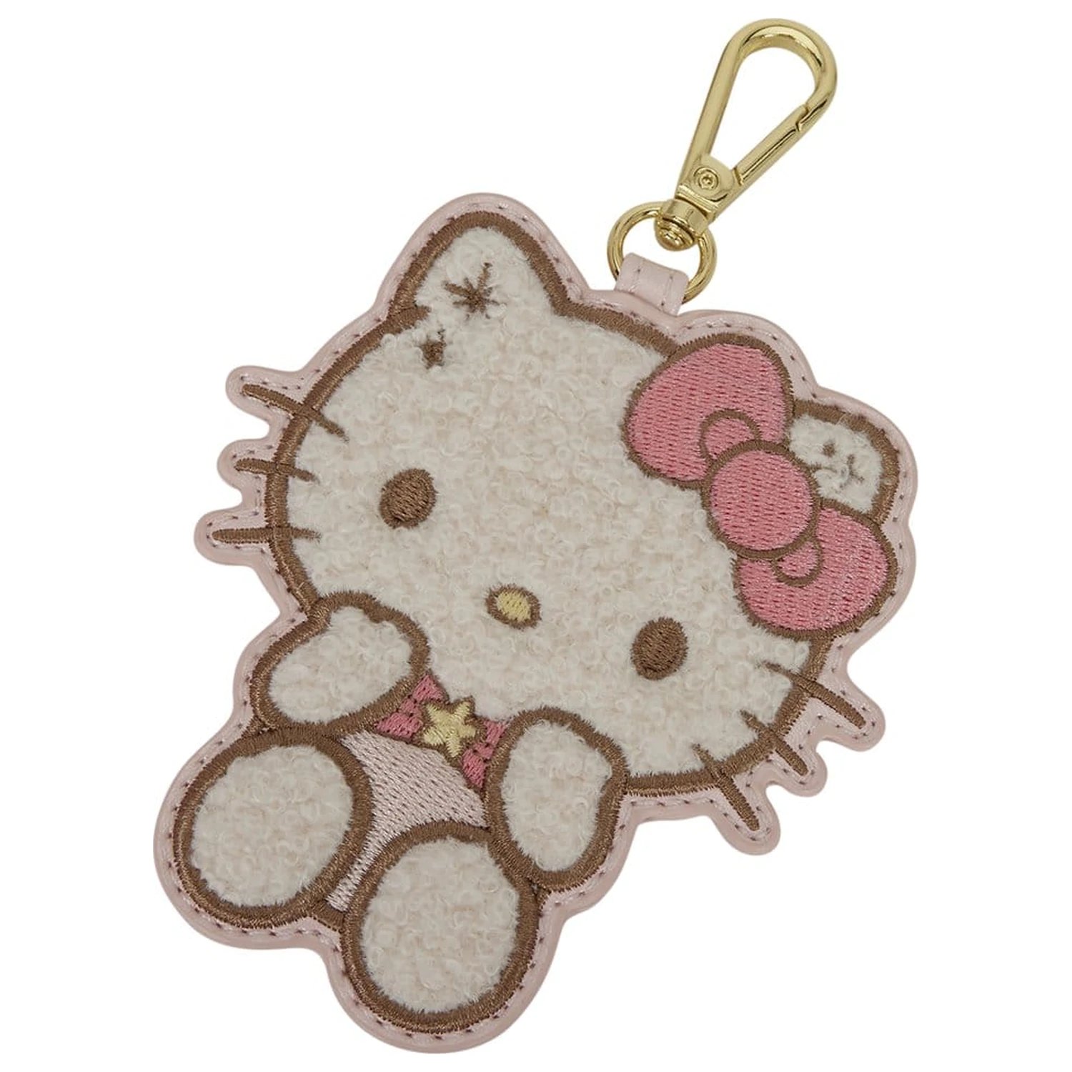 Sanrio by Loungefly Umhängetasche mit Perlenhenkel und Taschananhänger Hello Kitty Steppdesign Produktfoto